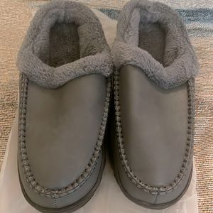 Brand New grey slip ons for Winter
